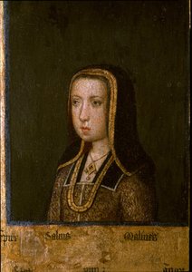 Ausztriai Margarita portréja, 1494-ben (festmény fára) alkotó: Master of the Guild of Saint George