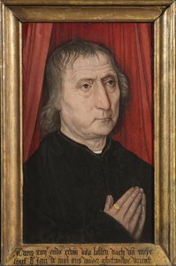 Jan de Mol portréja, 1485 körül (olaj, tábla) alkotó: Master of the Guild of Saint George at Malines