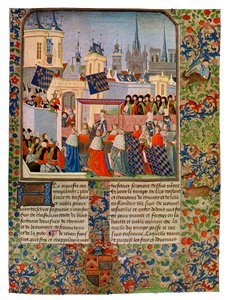 Izabella királynő belépése Párizsba, 1385 15. század.