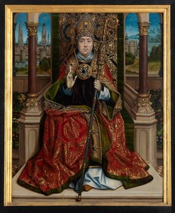 A Szent Miklós-oltár központi táblája, 1486-93 körül (olaj, tábla)