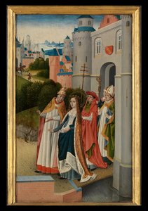 Panel a Szent Orsolya legendájából alkotó: Master of the Legend of St. Ursula