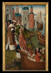 Panel a Szent Orsolya legendájából alkotó: Master of the Legend of St. Ursula