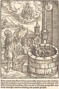 Aines szegény khind elesett... alkotó: Master of the Miracles of Mariazell