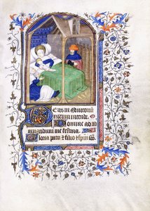 Születés, 1430-1440 körül alkotó: Master of the Munich Golden Legend