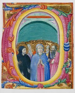 Mindenszentek E vagy O kezdőbetűben, kb. 1430-40.