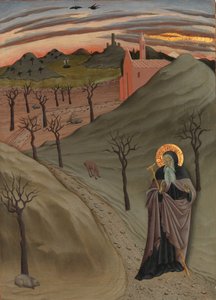 Szent Antal apát a vadonban, kb. 1435.
