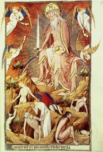 Ms Lat. 9471 f.194 Az utolsó ítélet, a Grandes Heures de Rohan-ból, 1418-25 körül (lásd még 121172).