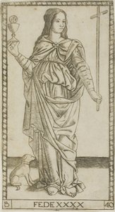 Faith, 40-es lemez a Genii and Virtues-tól alkotó: Master of the S Series Tarocchi