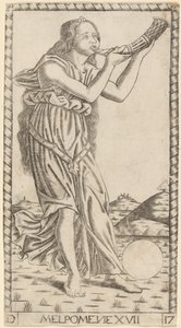 Melpomene alkotó: Master of the S Series Tarocchi