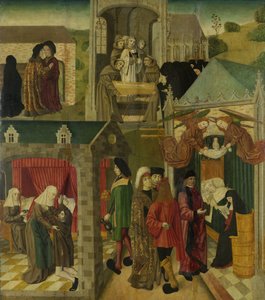 Magyar Szent Erzsébet Beteggondozó Marburgban, Szent Erzsébet halála, a dordrechti Grote Kerk számára készült oltárkép jobb belső szárnya alkotó: Master of the St Elizabeth Panels