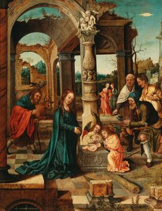 Von Groote mester - A pásztorok imádása alkotó: Master of the von Groote Adoration