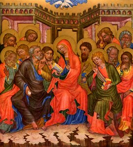 „A Szentlélek leszármazása”, c1350, 1955.