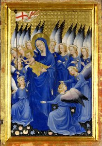 Szűz és gyermek angyalokkal (a Wilton Diptichon jobb belső panelje)