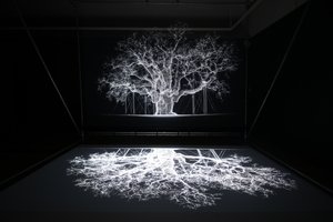 Albion, Mat Collishaw "Petrichor" című kiállításán a londoni Kew Gardensben, 2023 (fotó)