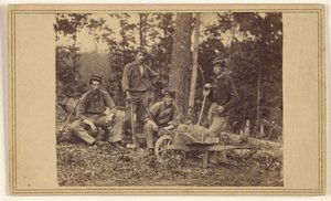 A 69. N.Y.V. ezred utászalakulata alkotó: Mathew B. Brady
