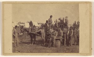 Fort Runyon telepesei alkotó: Mathew B. Brady