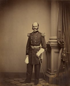 A. E. Burnside vezérőrnagy alkotó: Mathew B. Brady