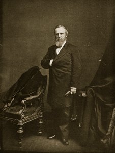 Rutherford B. Hayes elnöki beiktatása előtt, 1877 alkotó: Mathew B. Brady