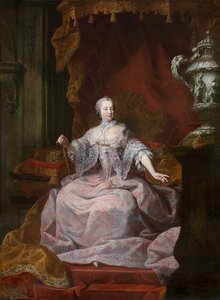 Mária Terézia császárné portréja (olaj, vászon) alkotó: Mathias de Visch