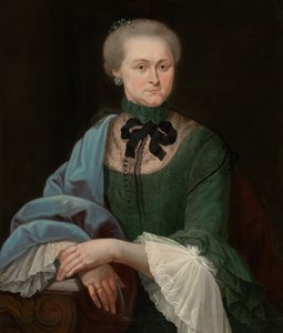 Női portré (olaj, vászon) alkotó: Mathias de Visch
