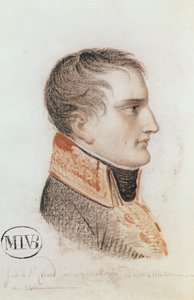 Bonaparte (1769-1821), első konzul, tanulmány „Bonaparte, első konzul Antwerpenbe való belépése 1803. július 18-án” (Versailles) 1803 (vörös kréta papíron)