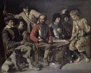 Veszekedés (olaj, vászon) alkotó: Mathieu Le Nain