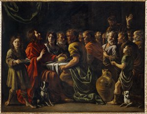 La cena - Utolsó vacsora ... alkotó: Mathieu Le Nain