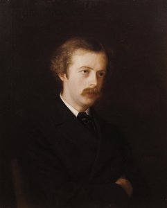 Arthur Symons költő portréja 1865-1945, 1898. alkotó: Mathilde de La Tour Comtesse