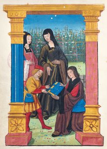 Antoine Vérard bemutatja könyvét François d