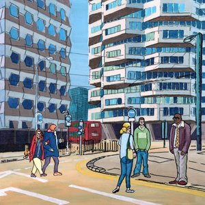 East Croydon, 2016 (vegyes technika, panel)