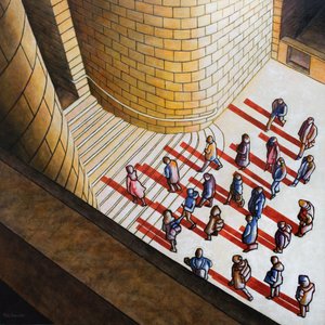 Footfall, 2018 (akril, panelen)