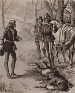 Illusztráció Charles Reade A kerengő és a tűzhely című művéhez (litográfia) alkotó: Matt Bede Hewerdine