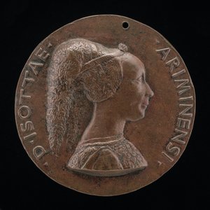Isotta degli Atti, 14321433-1474, úrnője 1446, majd felesége 1453 után, Sigismondo Malatesta [obv