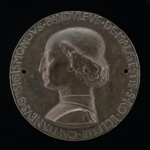 Sigismondo Pandolfo Malatesta, 1417-1468, Rimini és Fano ura [előlap], 1446.