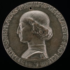 Sigismondo Pandolfo Malatesta, 1417-1468, Rimini és Fano ura [előlap], 1446.