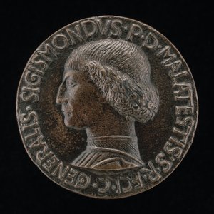 Sigismondo Pandolfo Malatesta, 1417-1468, Rimini és Fano ura [előlap], 1446.