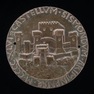 Rimini vára [fordítva], 1446. alkotó: Matteo di Andrea de Pasti