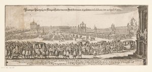 Katalin indulása Bragançából Angliába, 1662. április 20 Prächtiger Durchzug der Königin Catharina von Gross Britanien, így Lisszabonban rögzítették április 20-án Ao. 1662 (cím a tárgyon) Bragançai Katalin és Károly angol király házassága alkotó: Matthäus Merian (II)