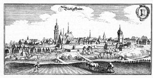 Bietigheim - részlet a Topographia Sueviae (Schwaben) című kötetből