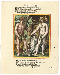 Ádám és Éva, 1700-1725 körül