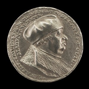 Lorenz Truchsess von Pommersfelden, 1473-1543, a mainzi székesegyház dékánja [előlap].