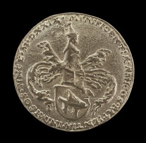 Fegyverpajzs, címer és palást [háton], 1529.