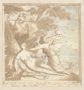 Jupiter a Callistoban alkotó: Mattheus Terwesten