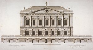 A Buckingham-ház magassága, St James