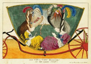 A vis-a-vis kettévágott, avagy a hölgyek coop, 1776.