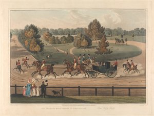 Edző: Őfelsége György király IV. Utazás – a Hyde Park megtekintése. alkotó: Matthew Dubourg