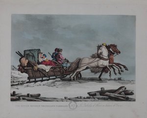 A téli orosz utazókocsi, 1810-es évek
