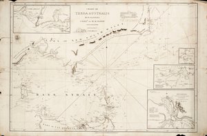 A Bass-szoros Matthew Flinders által készített térképe