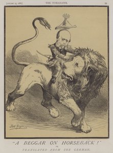 Egy koldus lóháton! vagy, németről fordítva (színes litho) alkotó: Matthew