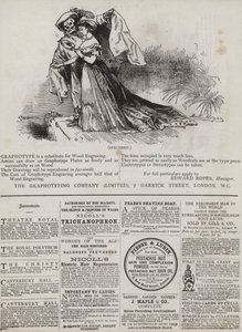 Hirdetések oldala (színes litho) alkotó: Matthew